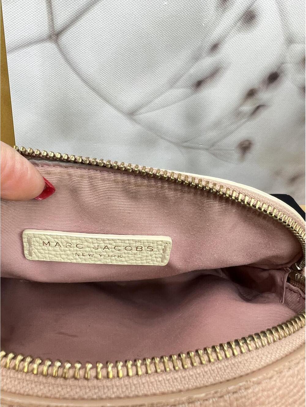 Marc Jacobs Cream and Tan-pink Pebbled Leather crossbody bag - Picture 5 of 9